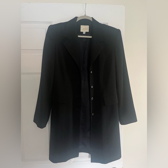 Cache Black Blazer -Size 6 - Picture 1 of 2